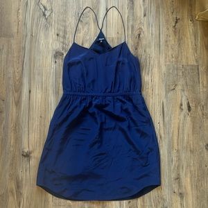 Madewell Starview Silk Mini Dress